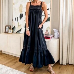 J. Crew Black Maxi Dress